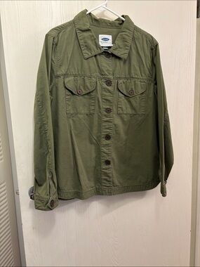 Old Navy Olive Green Utility Jacket